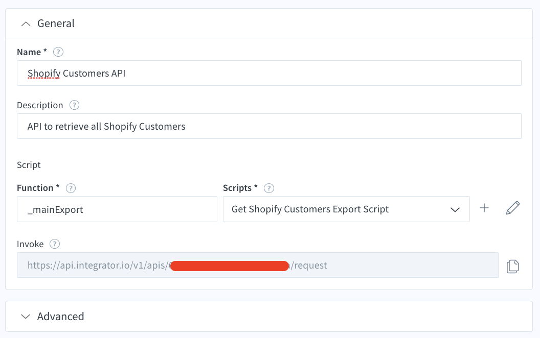Expose an Export as an API in Celigo